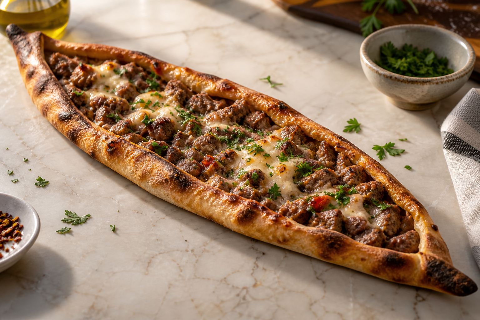 Anadolu Dört Peynir pide